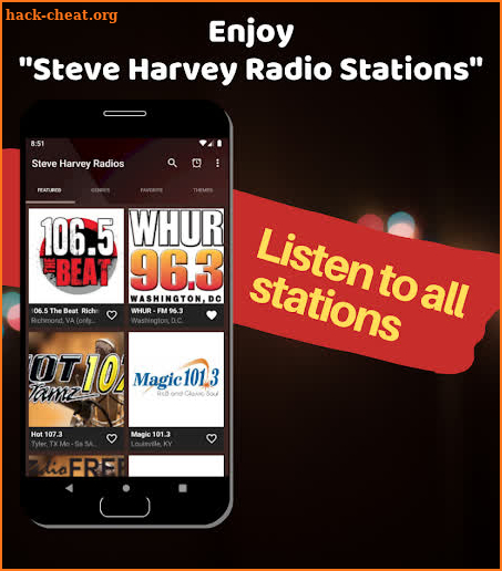 Steve Harvey Radio Station screenshot