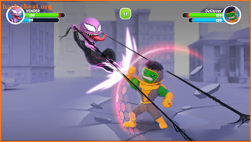 Stick Superheroes Supreme Game screenshot