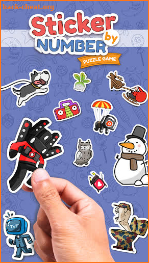 Sticker By Number: Puzzle Game screenshot