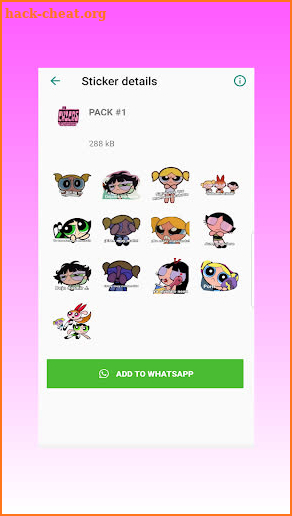 Sticker de las Chicas Superpoderosas Para WhatsApp screenshot