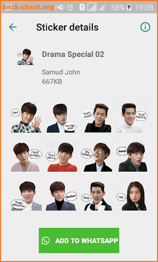 Sticker for Whatsapp (Korean Idol Theme) K-Pop screenshot