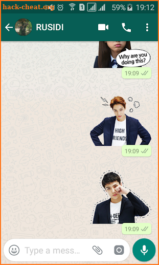 Sticker for Whatsapp (Korean Idol Theme) K-Pop screenshot