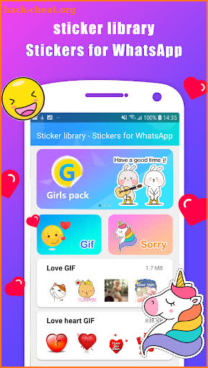 Sticker library - Stickers for WhatsApp screenshot