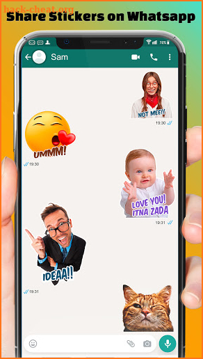Sticker Maker for WhatsApp – Memes Generator App screenshot