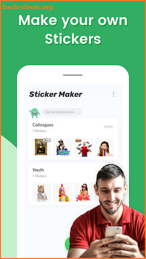 Sticker Maker - Make Sticker for WhatsApp stickers screenshot