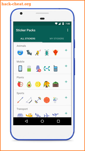 Sticker Packs for WhatsApp screenshot