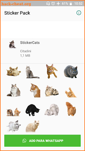 StickerCats screenshot