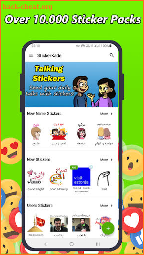 StickerKade -Animated Stickers screenshot