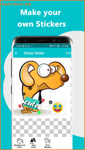 stickerlly: personal chat & gboard sticker maker screenshot