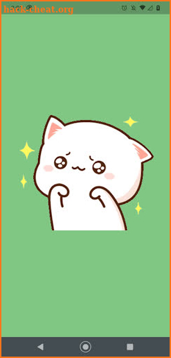 Stickers animados: Peach Mochi Cat screenshot