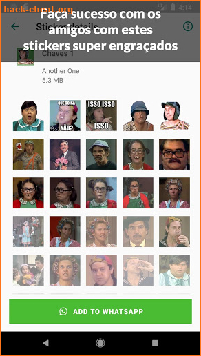 Stickers Chaves - WAStickerApps screenshot