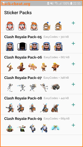 Stickers Clash Royale for WhatsApp - WAStickerApps screenshot