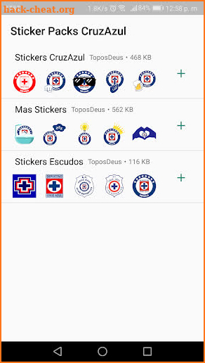 Stickers Cruz Azul screenshot