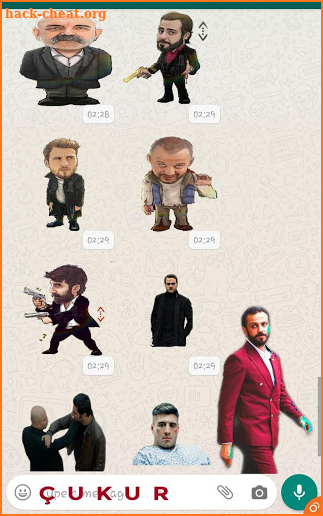 Stickers Çukur  (WAStickerApps) screenshot
