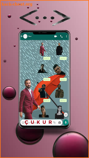 Stickers Çukur  (WAStickerApps) screenshot