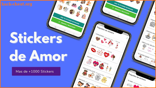 Stickers de amor screenshot