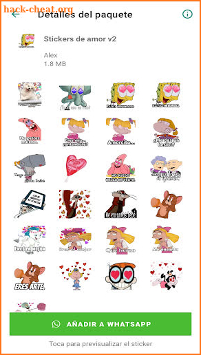 Stickers De Amor screenshot