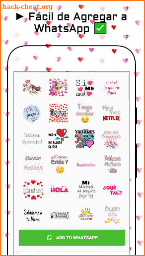 Stickers de Amor y Piropos para WhatsApp screenshot