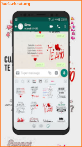 Stickers de amor y Piropos para WhatsApp 2020 screenshot