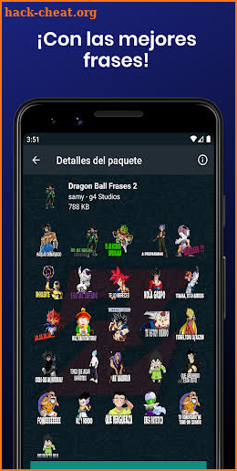 Stickers de Dragon Ball para WhatsApp screenshot