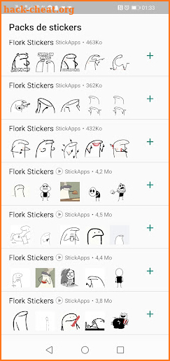 Stickers de Flork Memes Animados - WAStickerApps screenshot