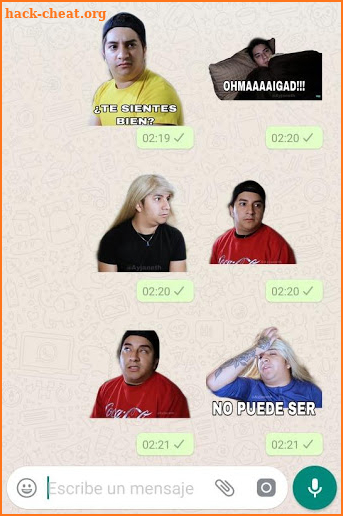 Stickers de Mario Aguilar para WhatsApp screenshot