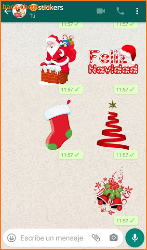 stickers de navidad para whatsap screenshot