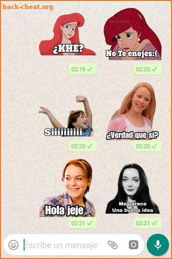 Stickers de Películas en español para WhatsApp screenshot