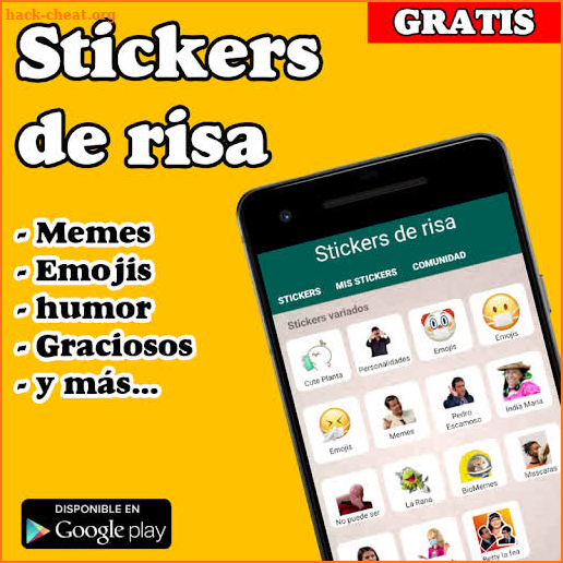 Stickers de Risa y humor con memes WAStickerApps screenshot