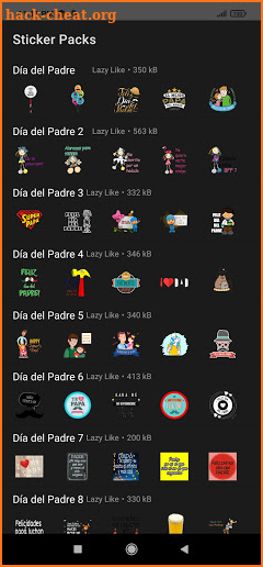 Stickers del Día del Padre para WhatsApp screenshot