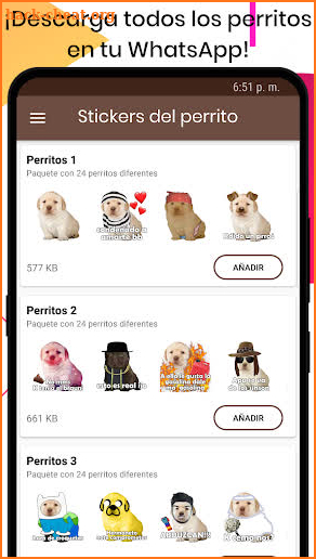 Stickers del Perrito Triste para WhatsApp 🐶 screenshot