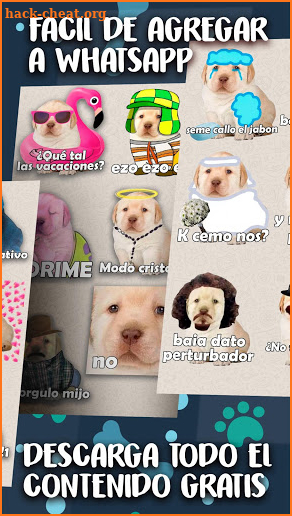 Stickers del Perrito Triste para WhatsApp - Nuevos screenshot