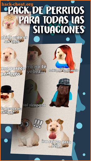 Stickers del Perrito Triste para WhatsApp - Nuevos screenshot