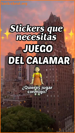Stickers El Juego del Calamar screenshot