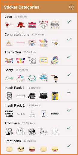 Stickers for all Occasions screenshot