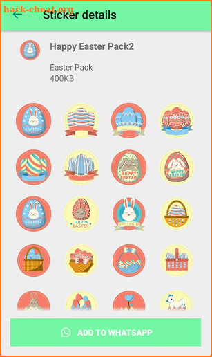 Stickers for Happy Easter screenshot