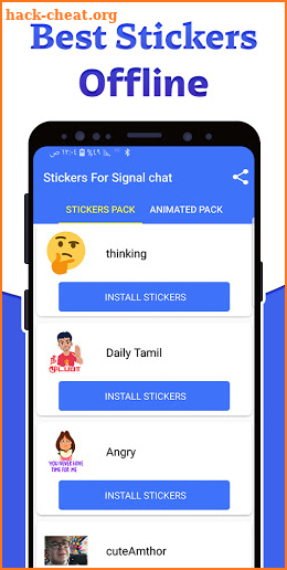 Stickers For Signal Chat screenshot