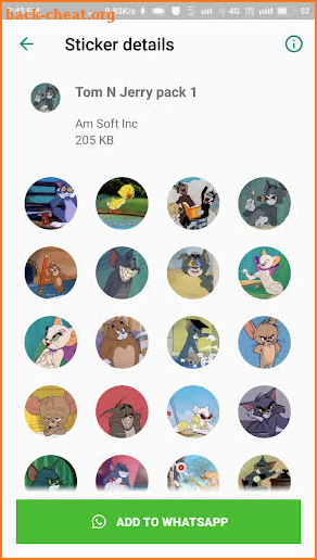 Stickers for Tom And Jerry- Sticker for Whatsapp screenshot