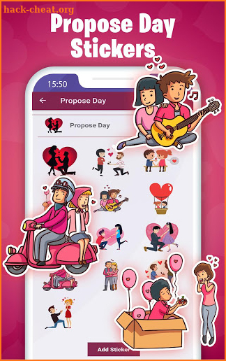Stickers For Valentine Day & Birthday 2019 screenshot