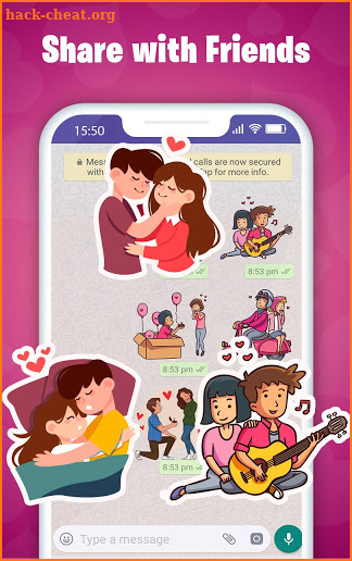 Stickers For Valentine Day & Birthday 2019 screenshot