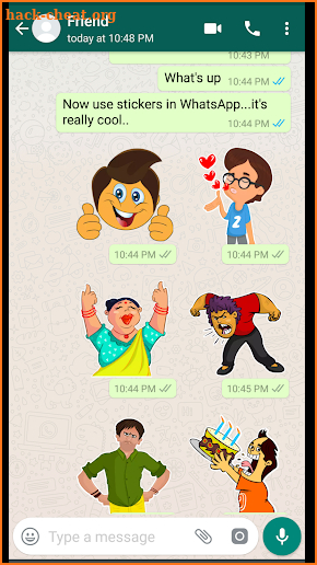 Stickers For Whatsapp - 20 Packs screenshot