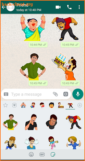 Stickers For Whatsapp - 20 Packs screenshot