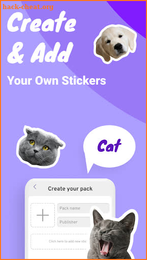 Stickers for WhatsApp - 3D emoji, sticker maker screenshot