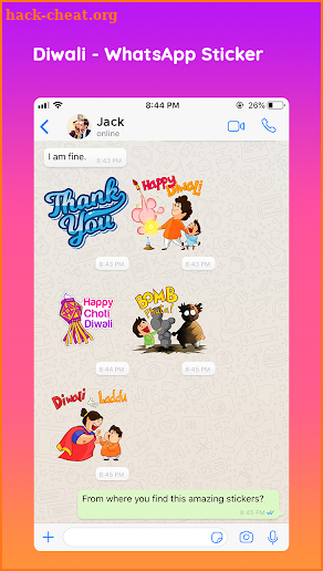 Stickers for WhatsApp Diwali Stickers for WhatsApp screenshot