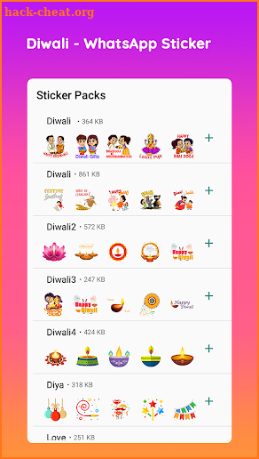Stickers for WhatsApp Diwali Stickers for WhatsApp screenshot