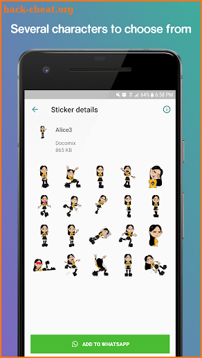 Stickers for Whatsapp - Docomix screenshot