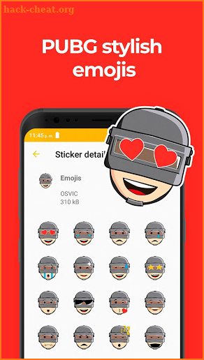 Stickers for WhatsApp (PUBG Fan App) 2020 ✅ screenshot