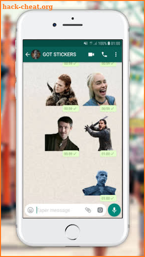 Stickers Game Of Thrones for WhatsApp screenshot