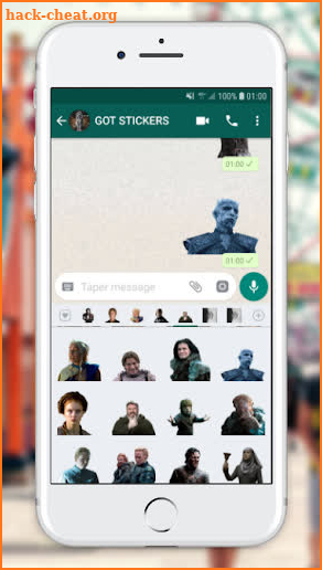 Stickers Game Of Thrones for WhatsApp screenshot