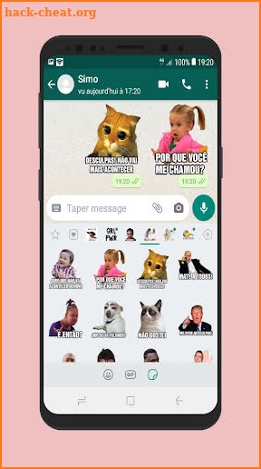 Stickers graciosos con frases para WhatsApp 2020 screenshot